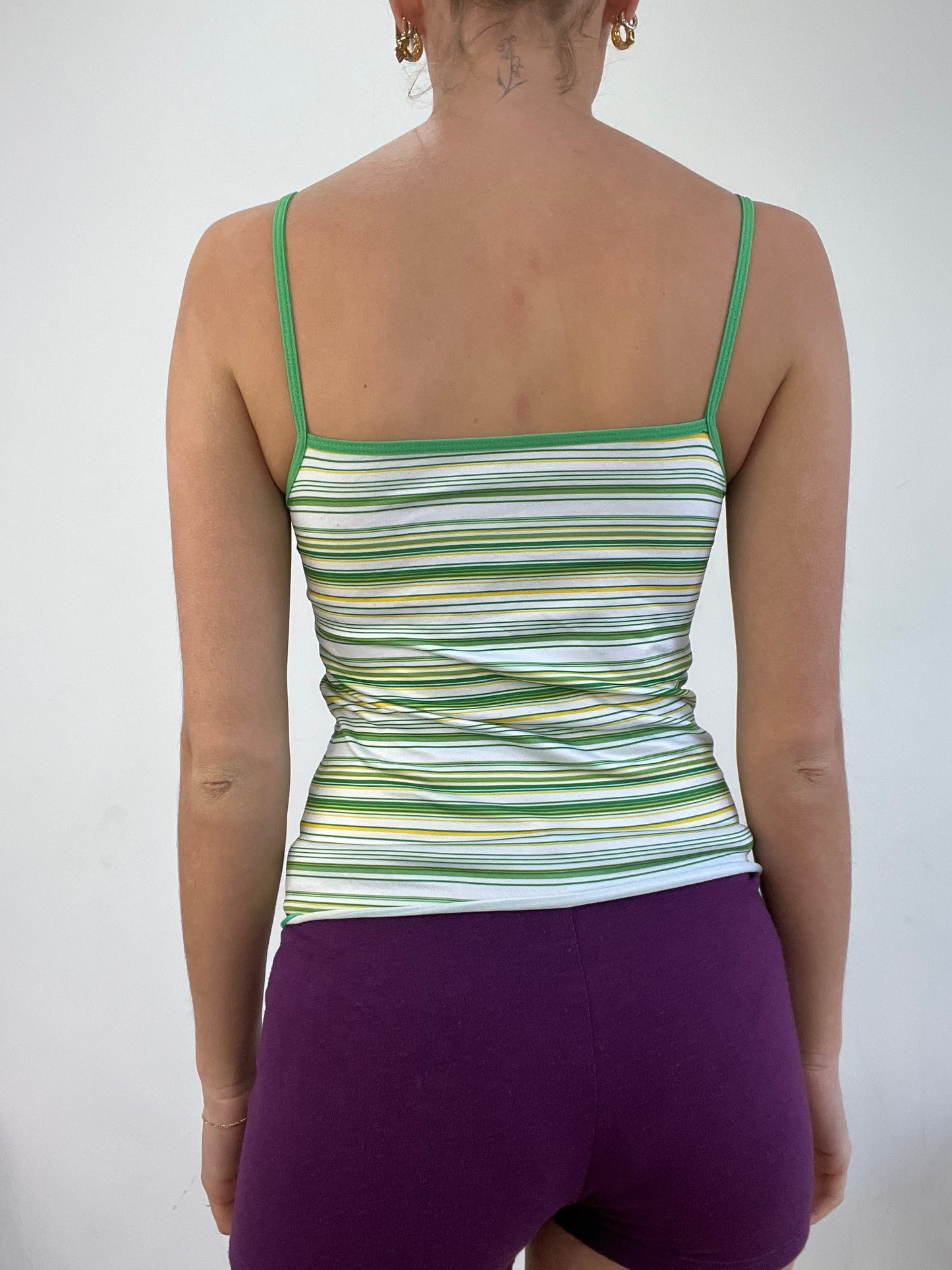 BEST PICKS | small green and yellow striped cami