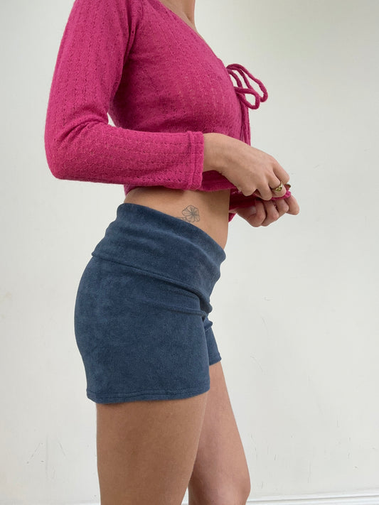 #312 SAMPLE SALE | small shorts in ocean blue