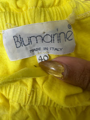 festival drop | صغيرة / متوسطة الصفراء blumarine midi قميص