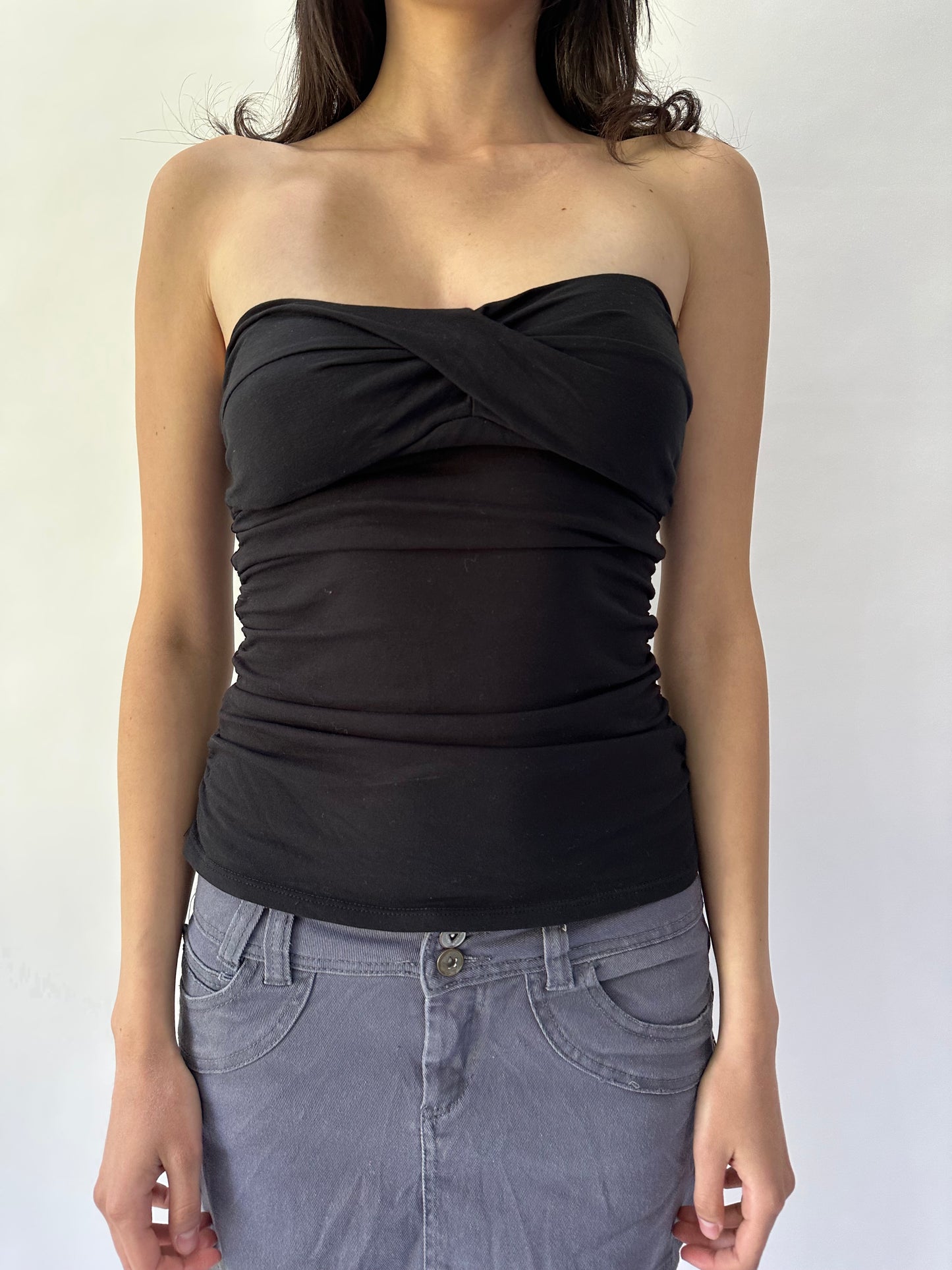 devil wears prada | small black bandeau top