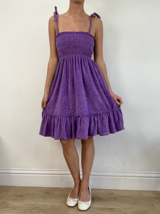 BEST PICKS | small purple towelling dress