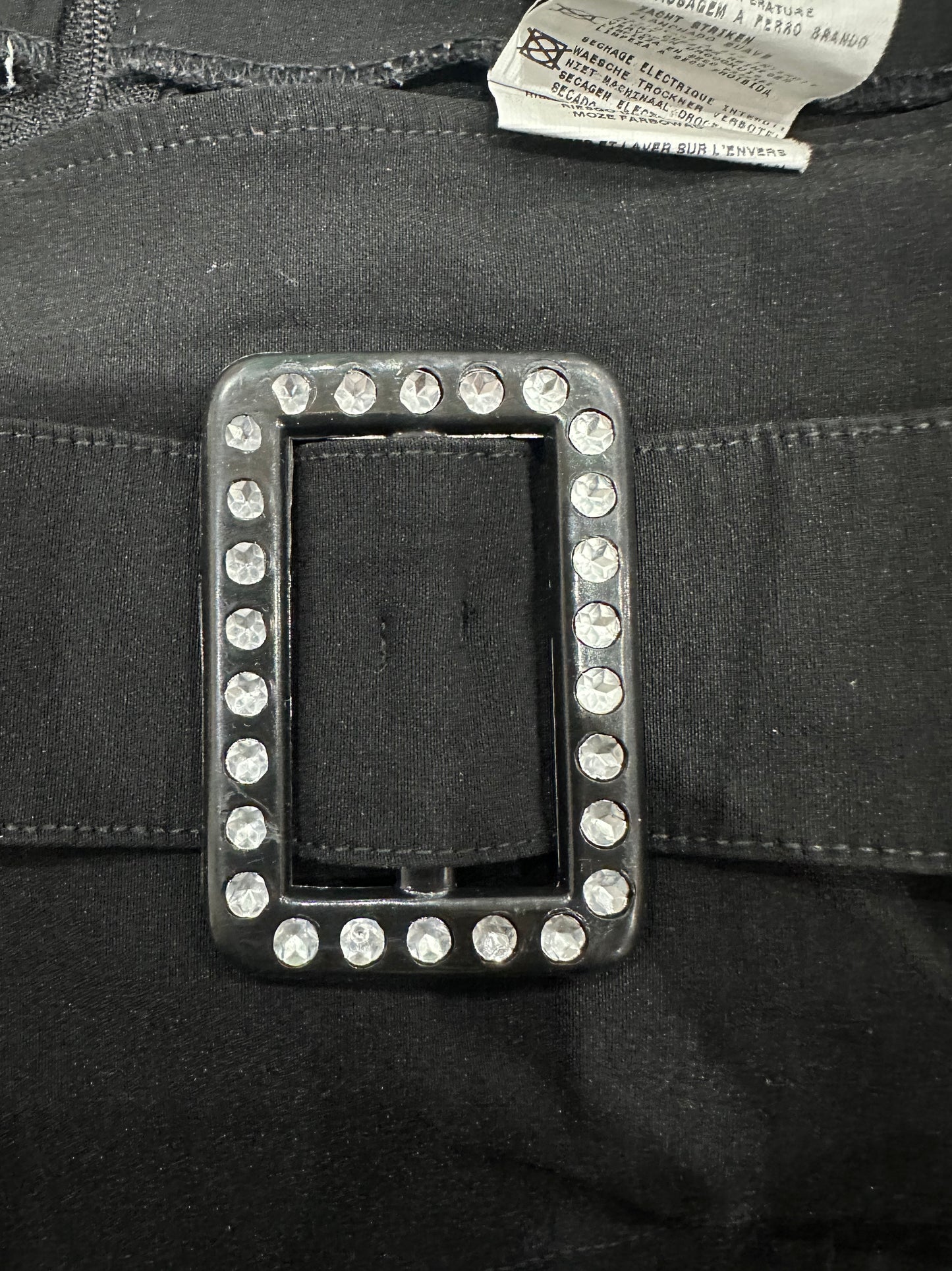 vintage edit thirty-four | medium black pimkie pleated mini skirt