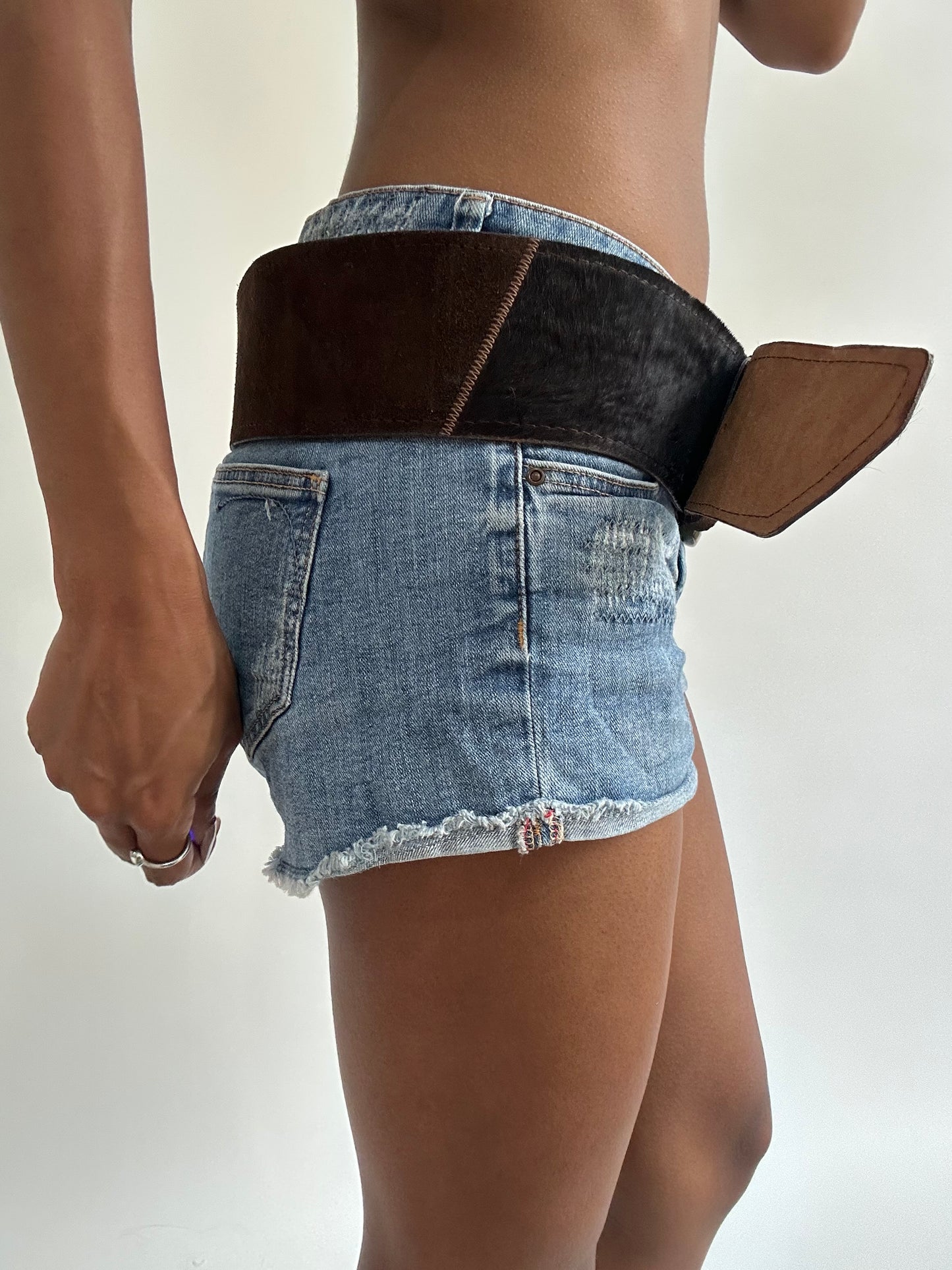 BEST PICKS | brown pony hair style statement belt