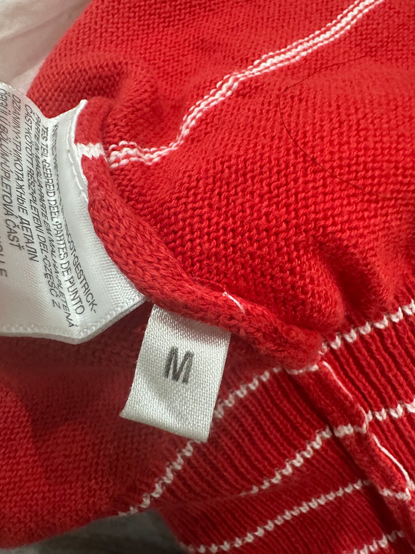 easter edit | small red yessica knit jumper with built in shirt