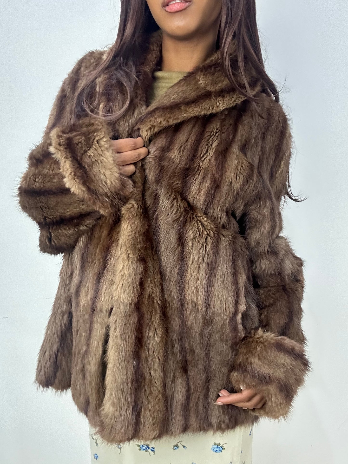 BEST PICKS | medium brown collared fur coat