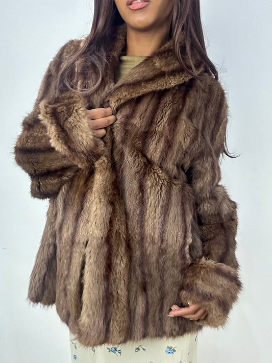 BEST PICKS | medium brown collared fur coat