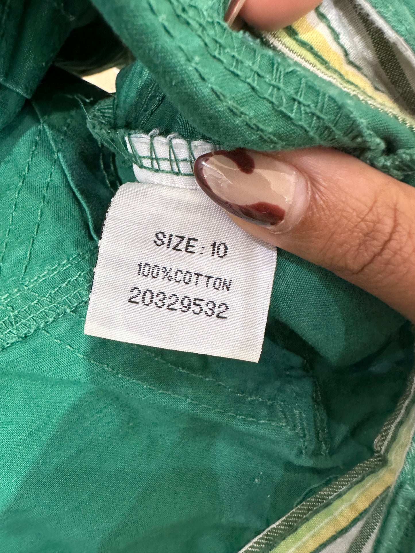 BEST PICKS | medium green pleated mini skirt