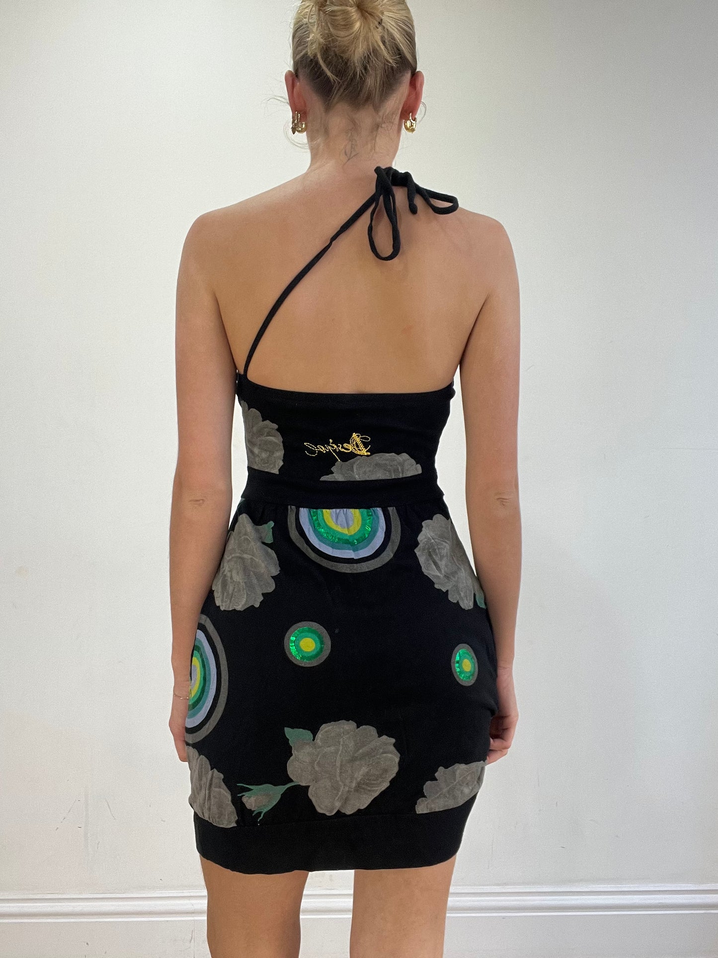 vintage edit sixteen | small desigual floral one strap mini dress