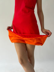 festival drop | taille: S/M · couleur: rose · article: robe · détails: réversible + encolure dos-nu + longueur midi