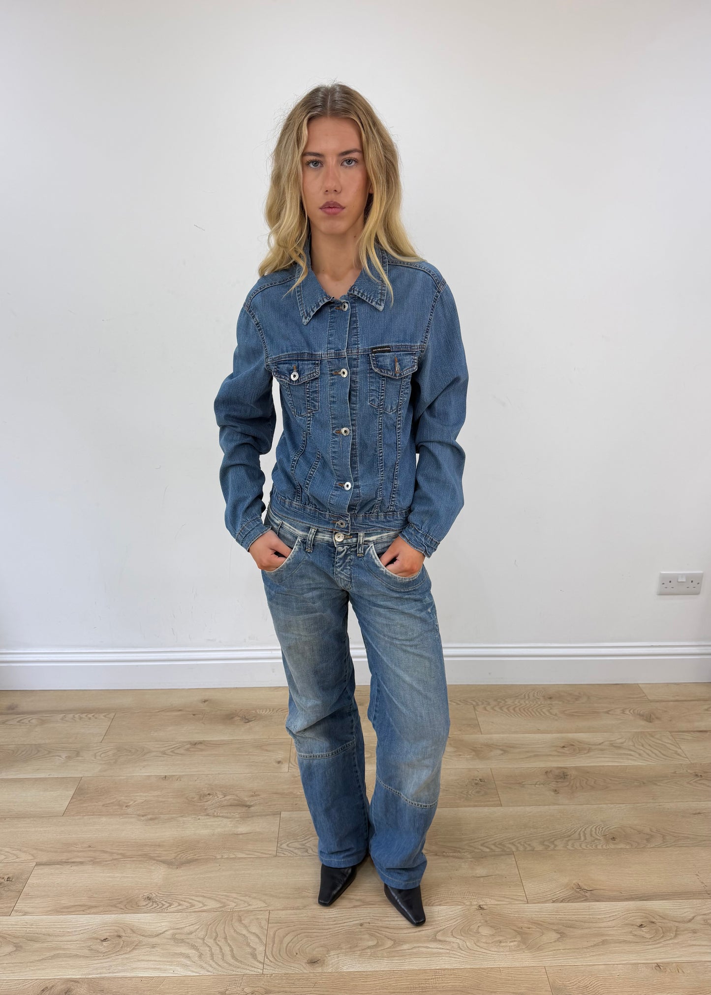 medium dolce and gabbana denim jacket