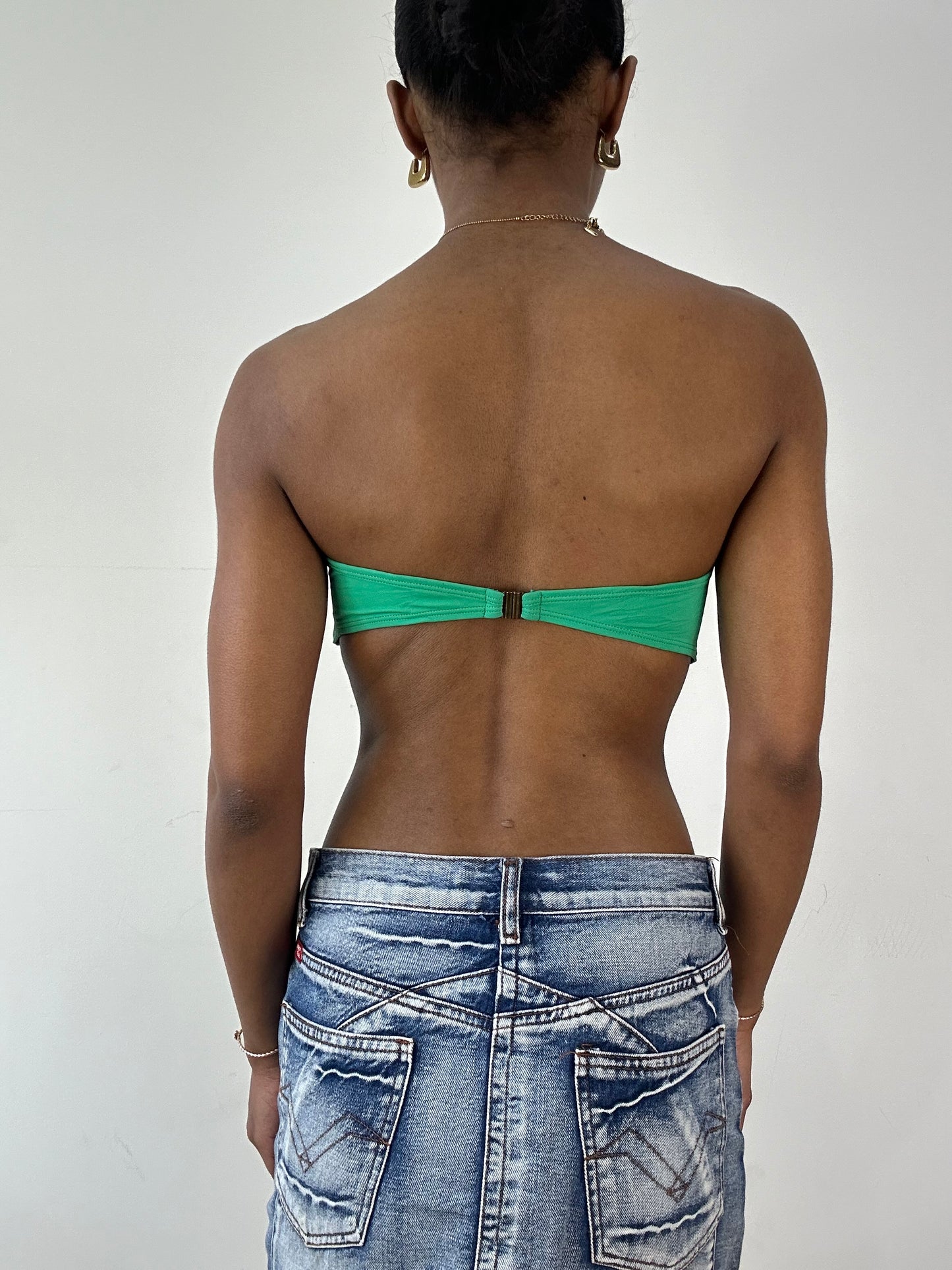 BEST PICKS | small green bandeau bikini set