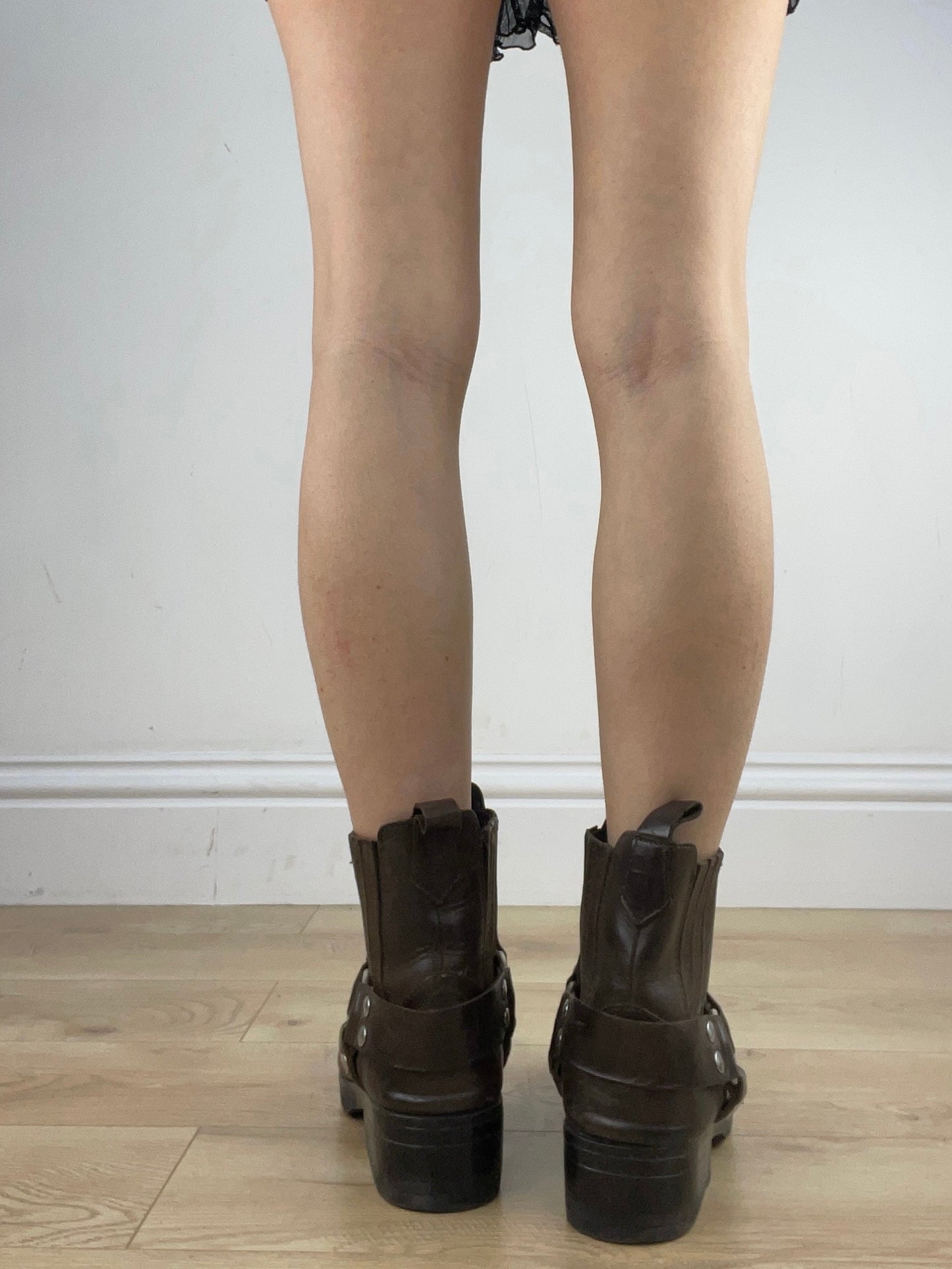 ⭐️ BEST PICKS | uk 8 brown harness buckle mini boots