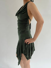 ‼️ small green sleeveless dress