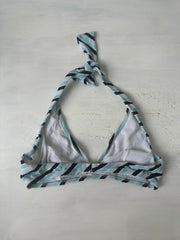 sailor drop | Pequeno vestido de estilo bikini azul em estilo feminino