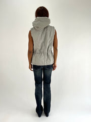 WINTER FAVOURITES | Gilet cinzento de peixe médio com faux fur lining