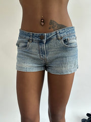 BEST PICKS | small/medium blue denim mini shorts