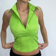#1 vente d’échantillons | taille: S · couleur: vert · article: haut · détails: lola