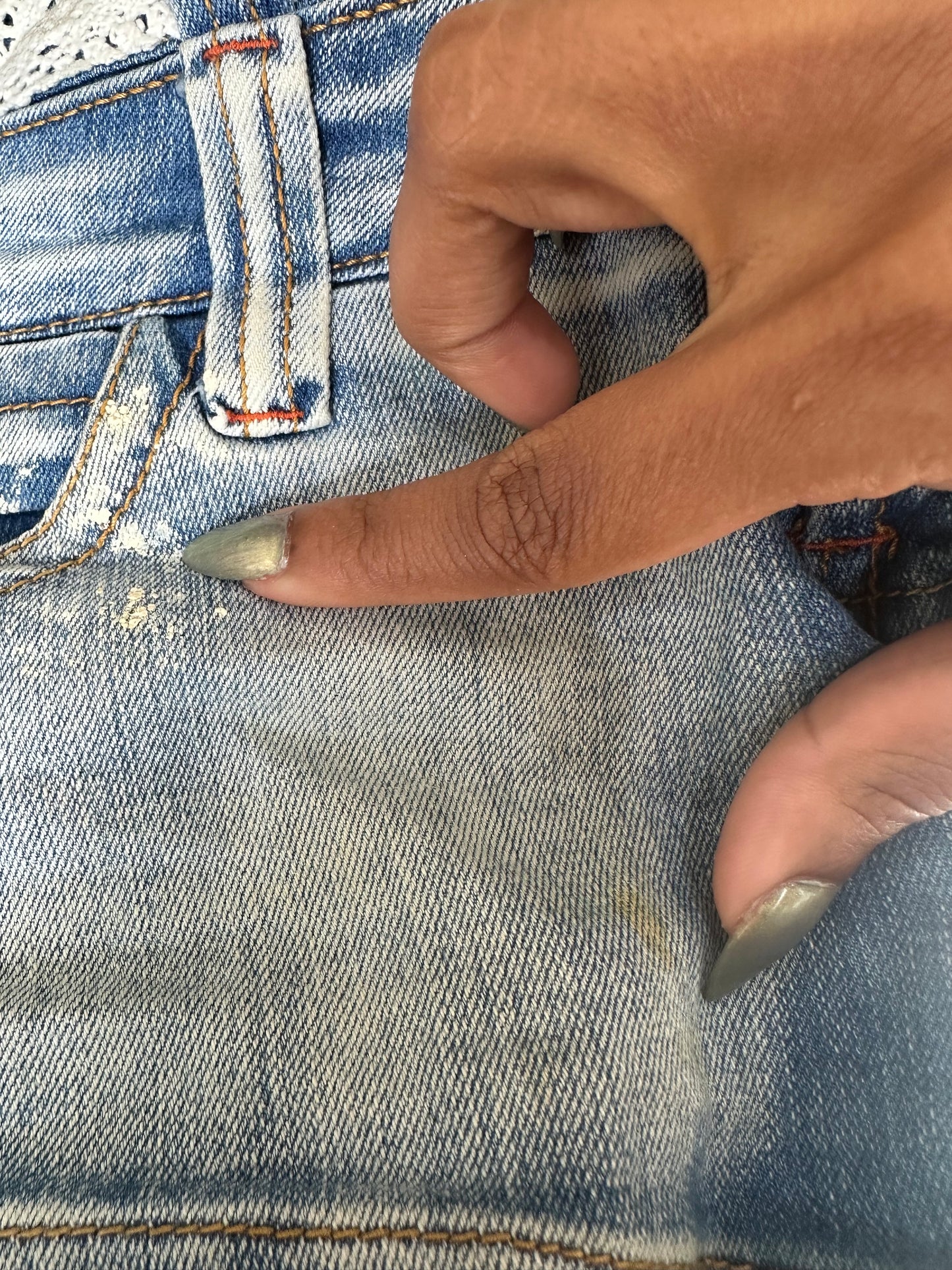 BEST PICKS | small blue denim mini shorts