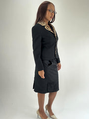 WINTER FAVOURITES | taille: S · couleur: noir · article: blazer · détails: imprimé animal + à col