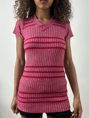 vintage edit: valentine’s day | Pequeno rosa de faca curta craves vestido feminino