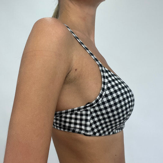 12 DAYS OF XMAS DROP | small black gingham padded bra