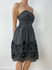 vintage edit thirty | Vestido de bandeau com polka dot