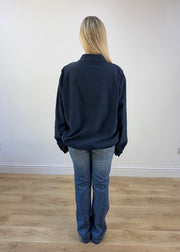 small tommy hilfiger navy harrington jacket