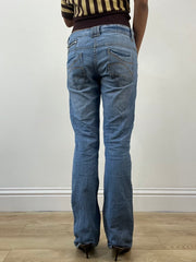 winter edit | small blue denim jeans with zip pocket detail