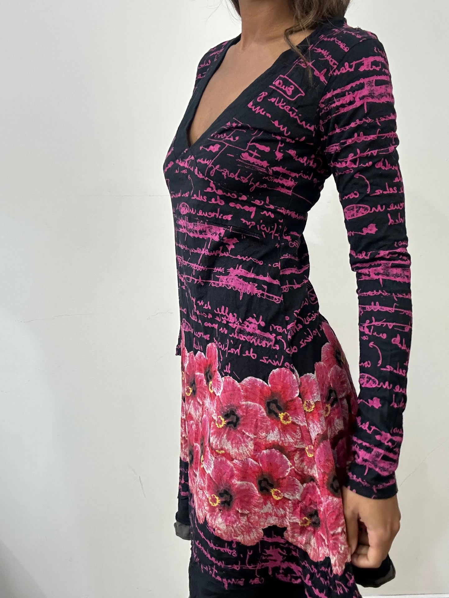 vintage edit: fashion week | small black desigual mini dress