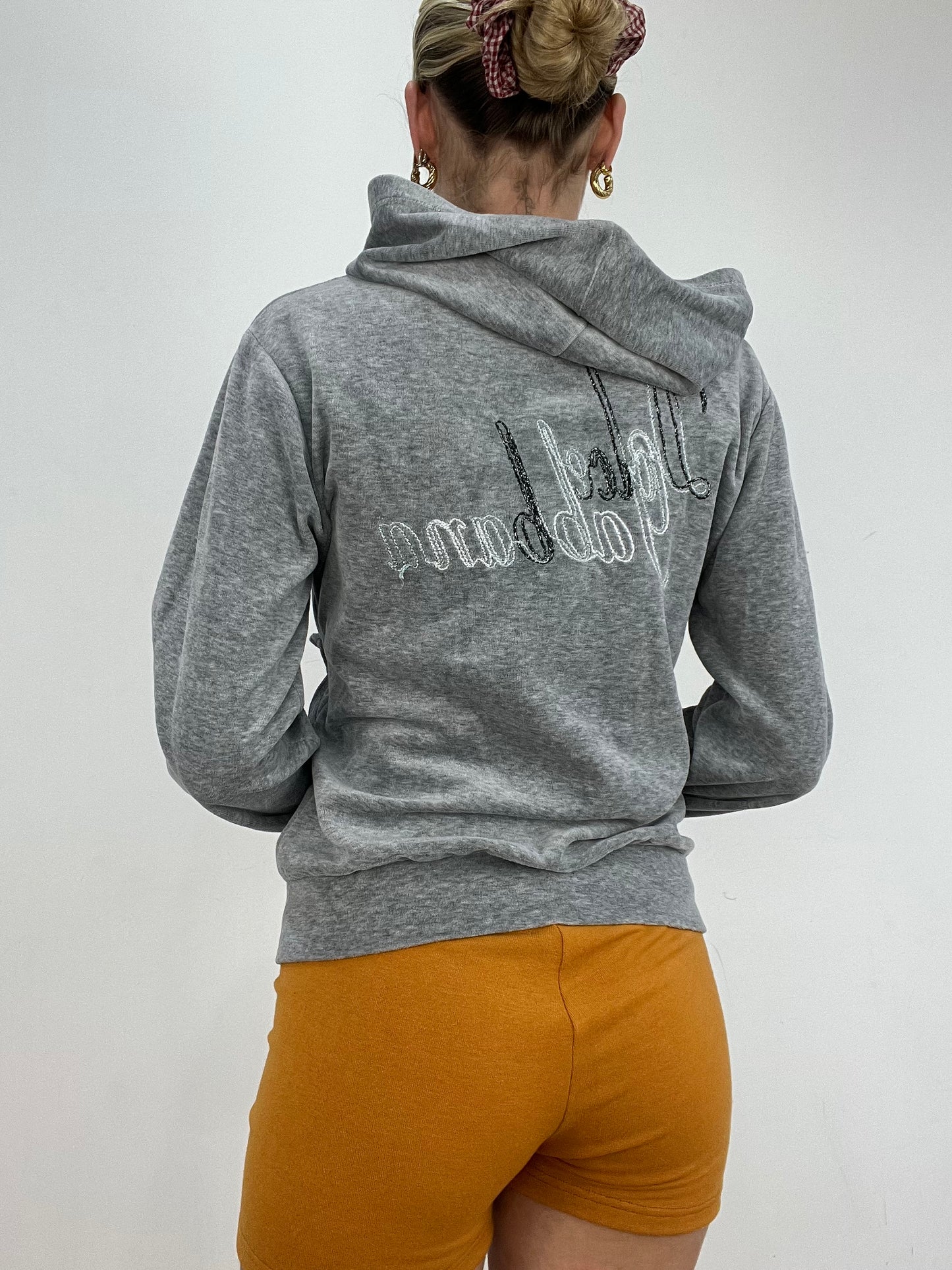 vintage edit ten | medium velour dolce and gabbana zip up jumper
