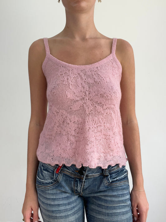 BEST PICKS | medium pink knitted cami
