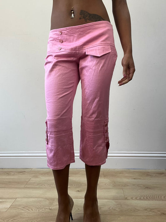 BEST PICKS | large pink guess cropped trousers
