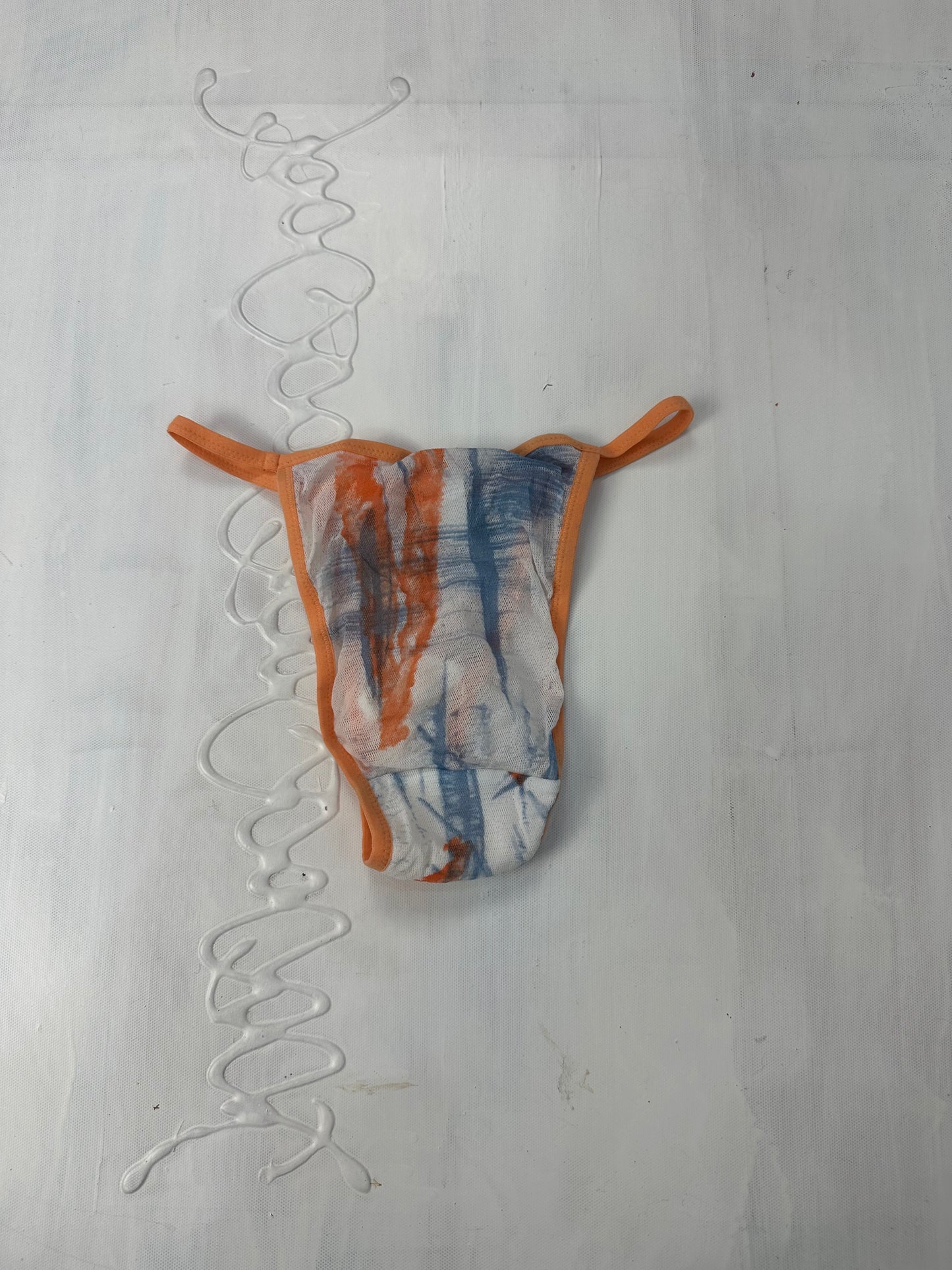 BEST PICKS | extra small orange and white mesh underwear