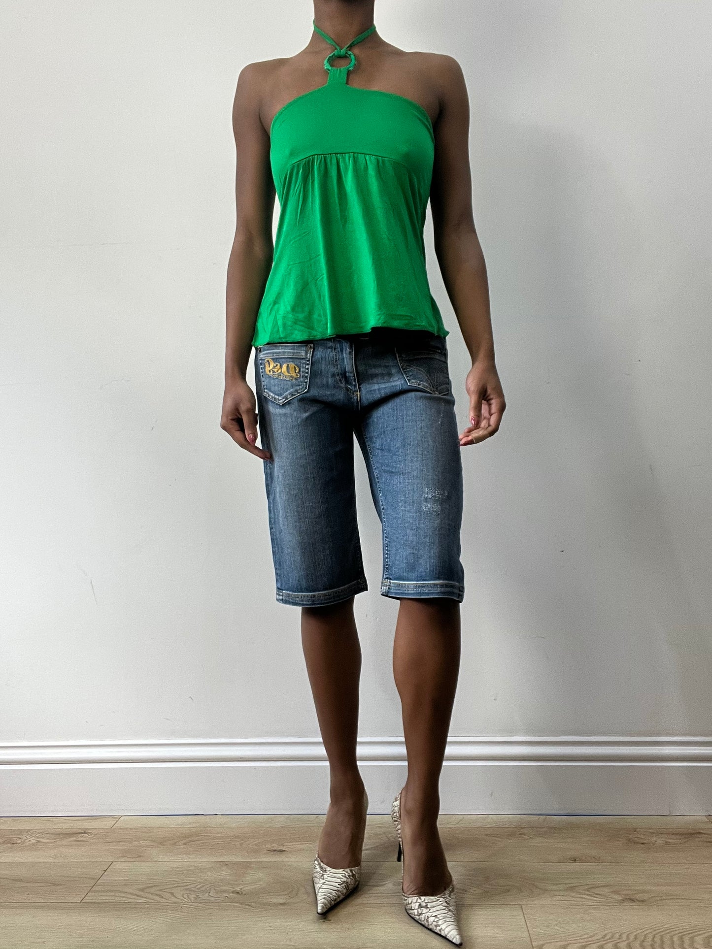 BEST PICKS | small green bandeau top