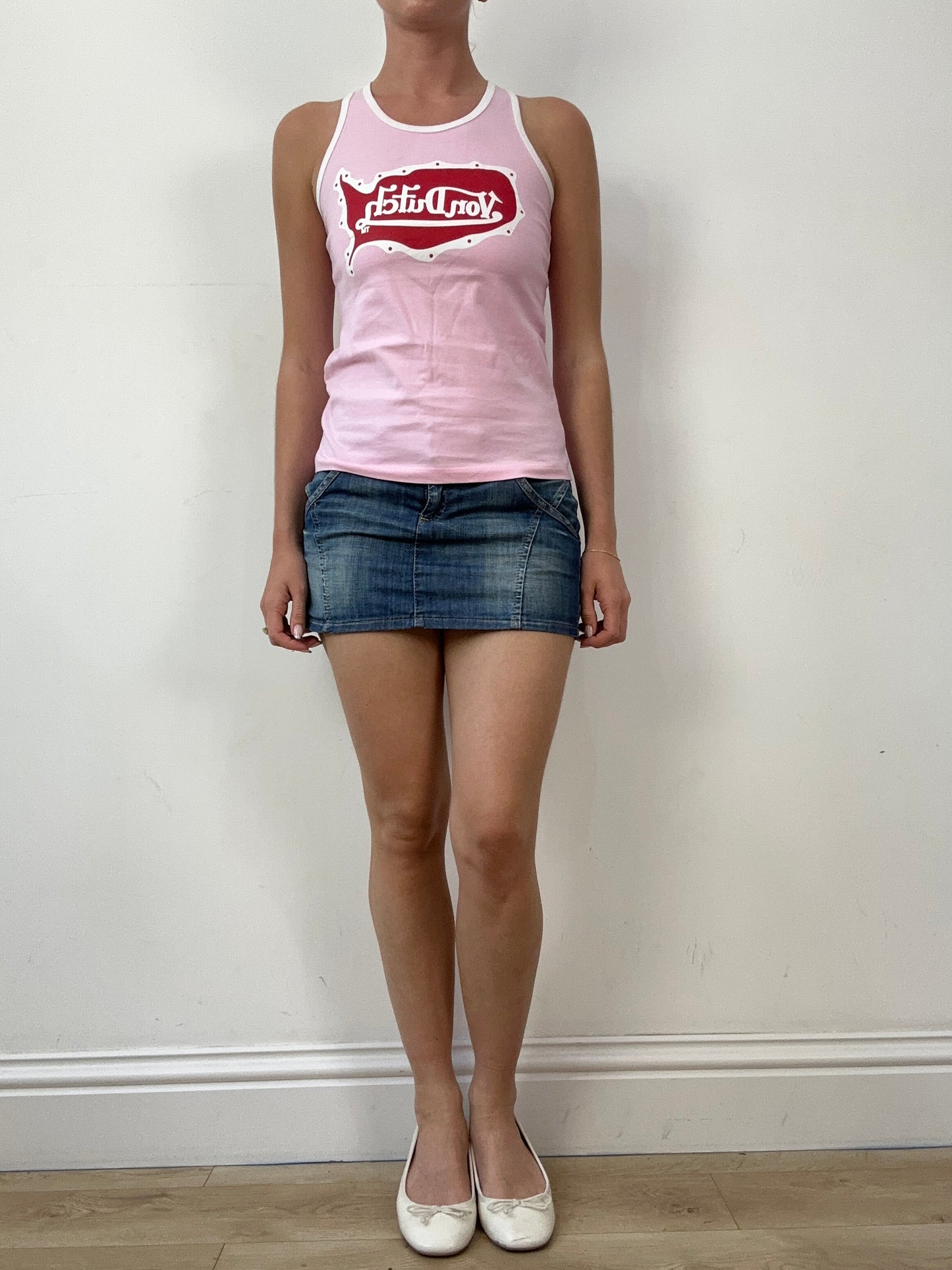 💻‼️ super cute pink and red von dutch vest
