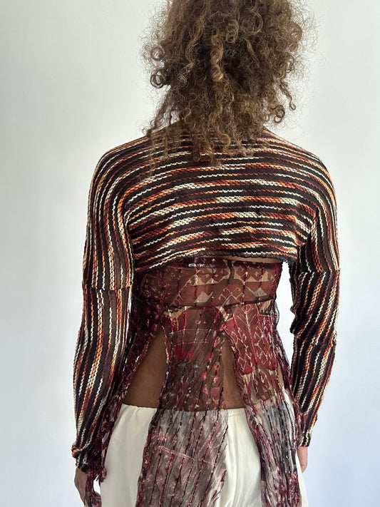 autumn picks | orange and black bolero