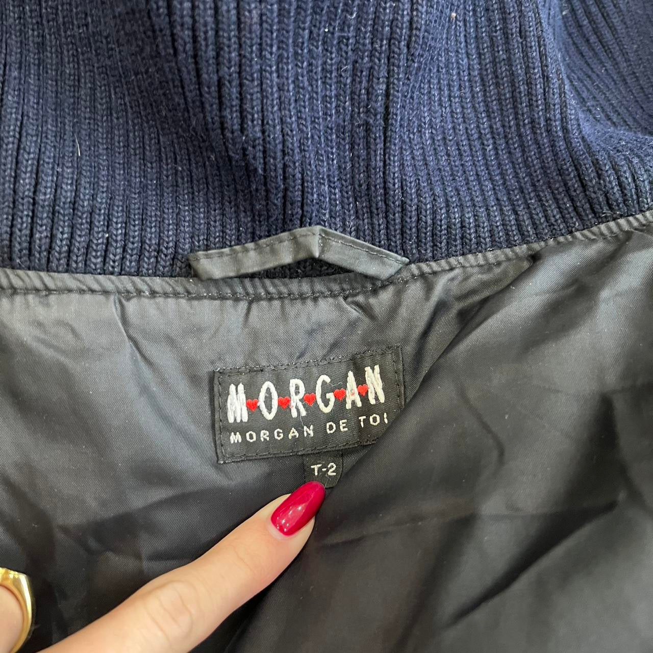 medium black morgan de toi puffer jacket