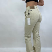 COASTAL GRANDMA DROP | couleur: crème · article: pantalon · détails: rayures tennis + XS + Dolce & Gabbana dolce and gabanna d&g