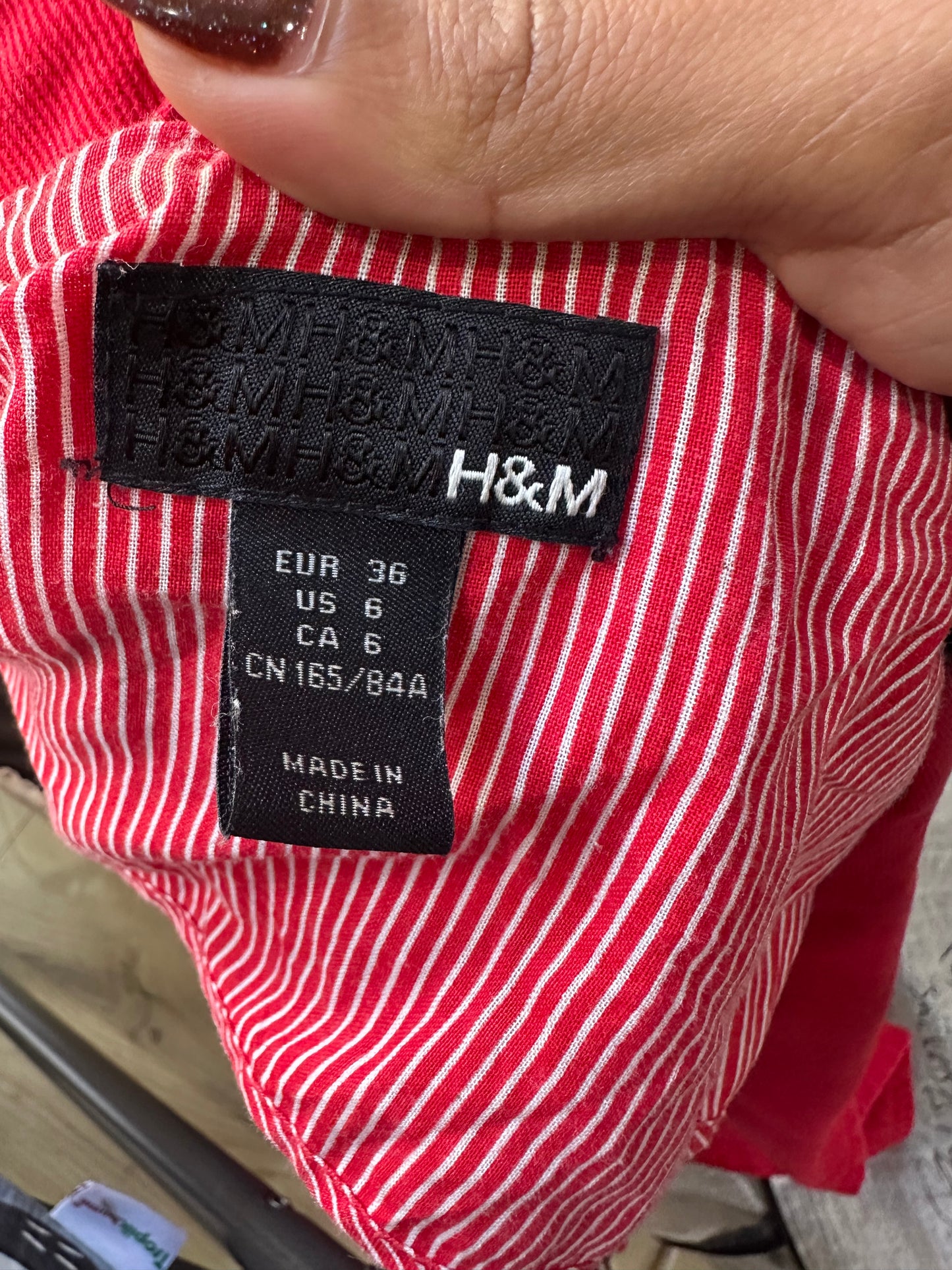 LFW edit | extra small red old h&m peacoat jacket