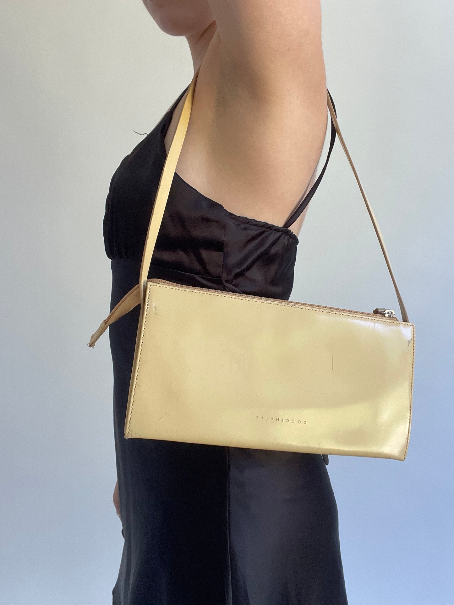 Y2K| small cream handbag