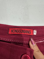 BEST PICKS | small burgundy high waisted trousers