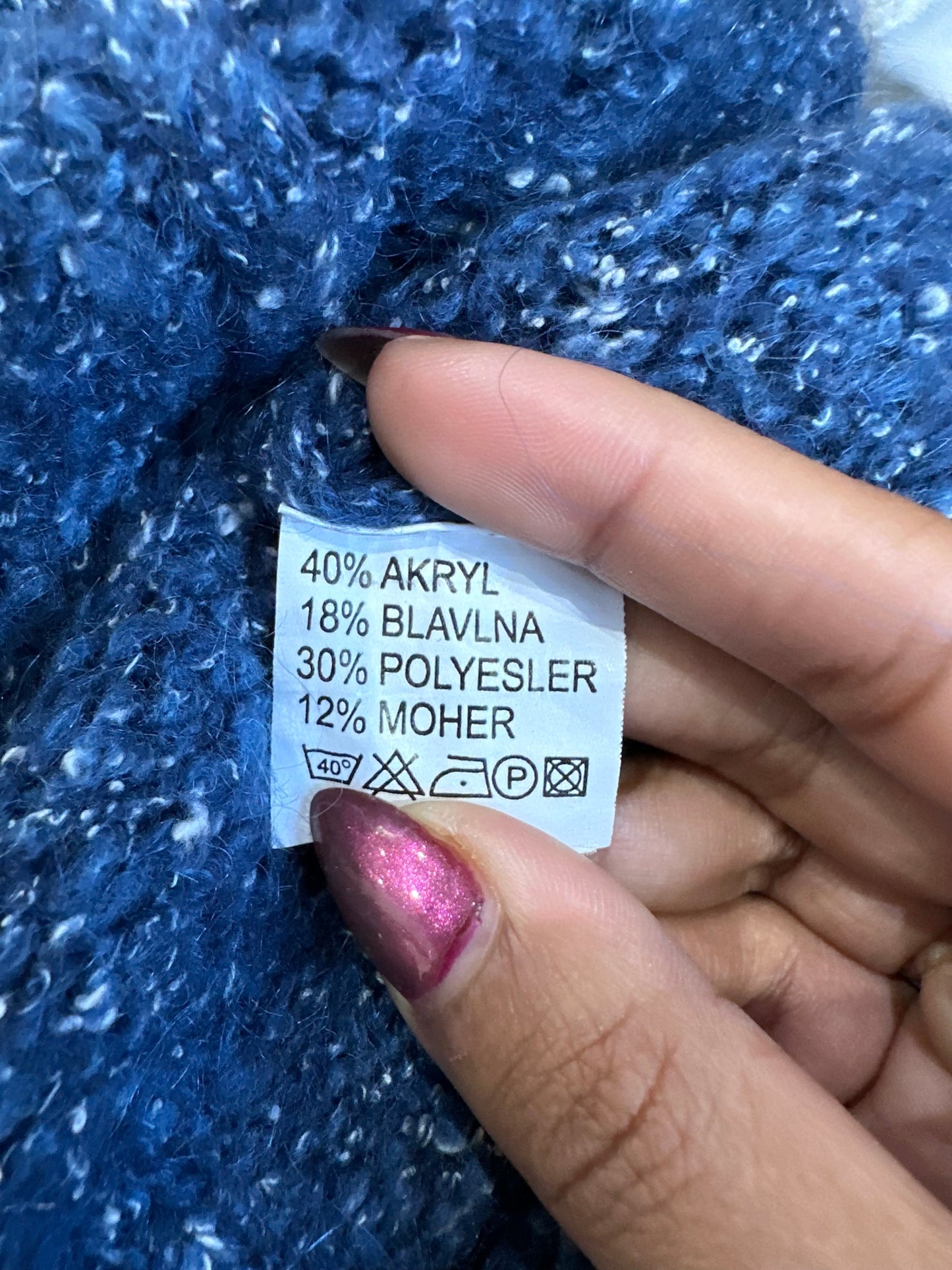 winter edit | small blue knit turtleneck jumper