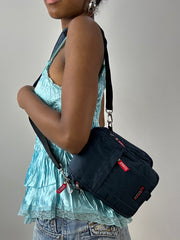 💚vintage edit twenty-six | navy pouch crossbody bag