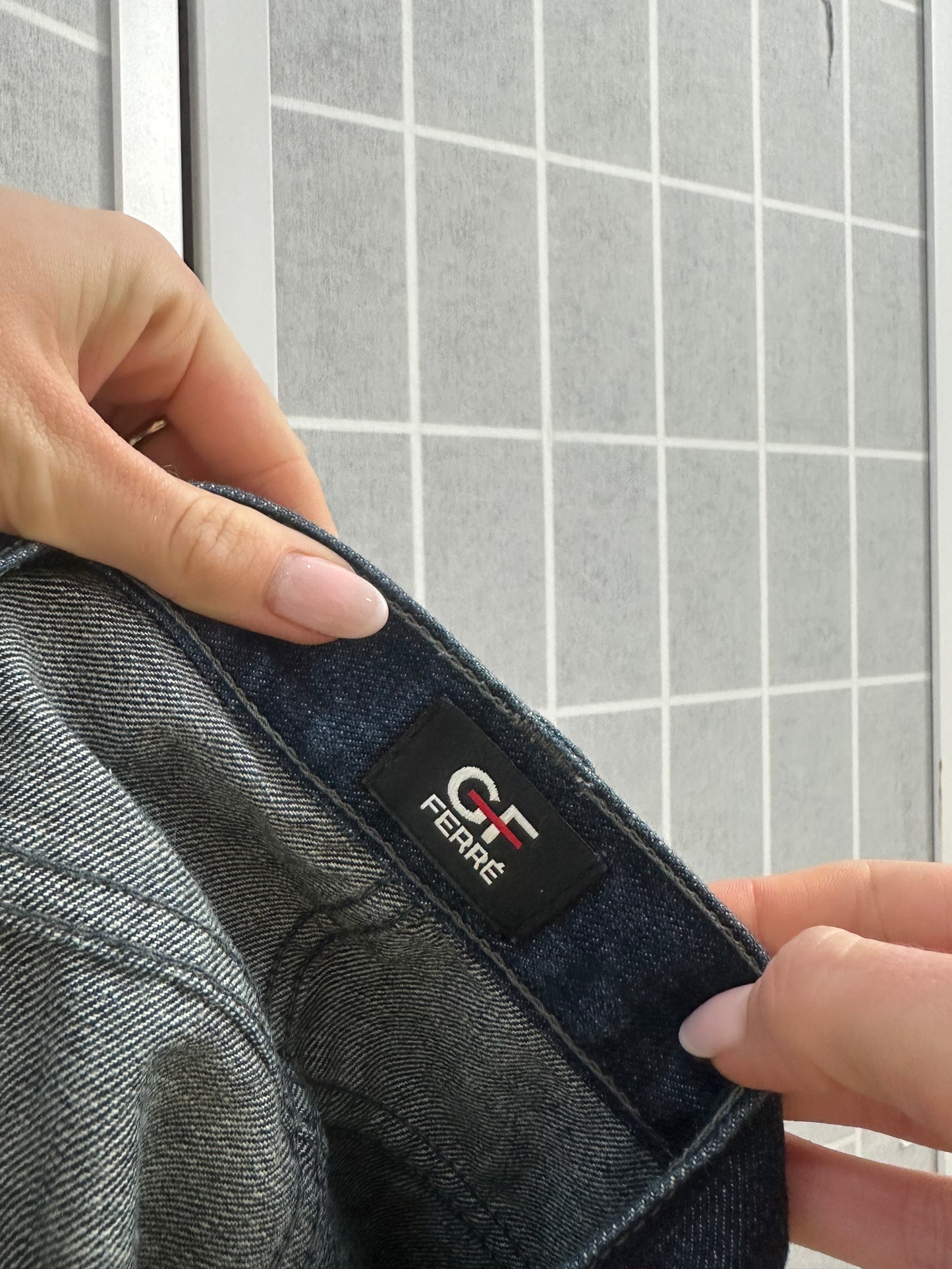 countryside | large dark wash jeans