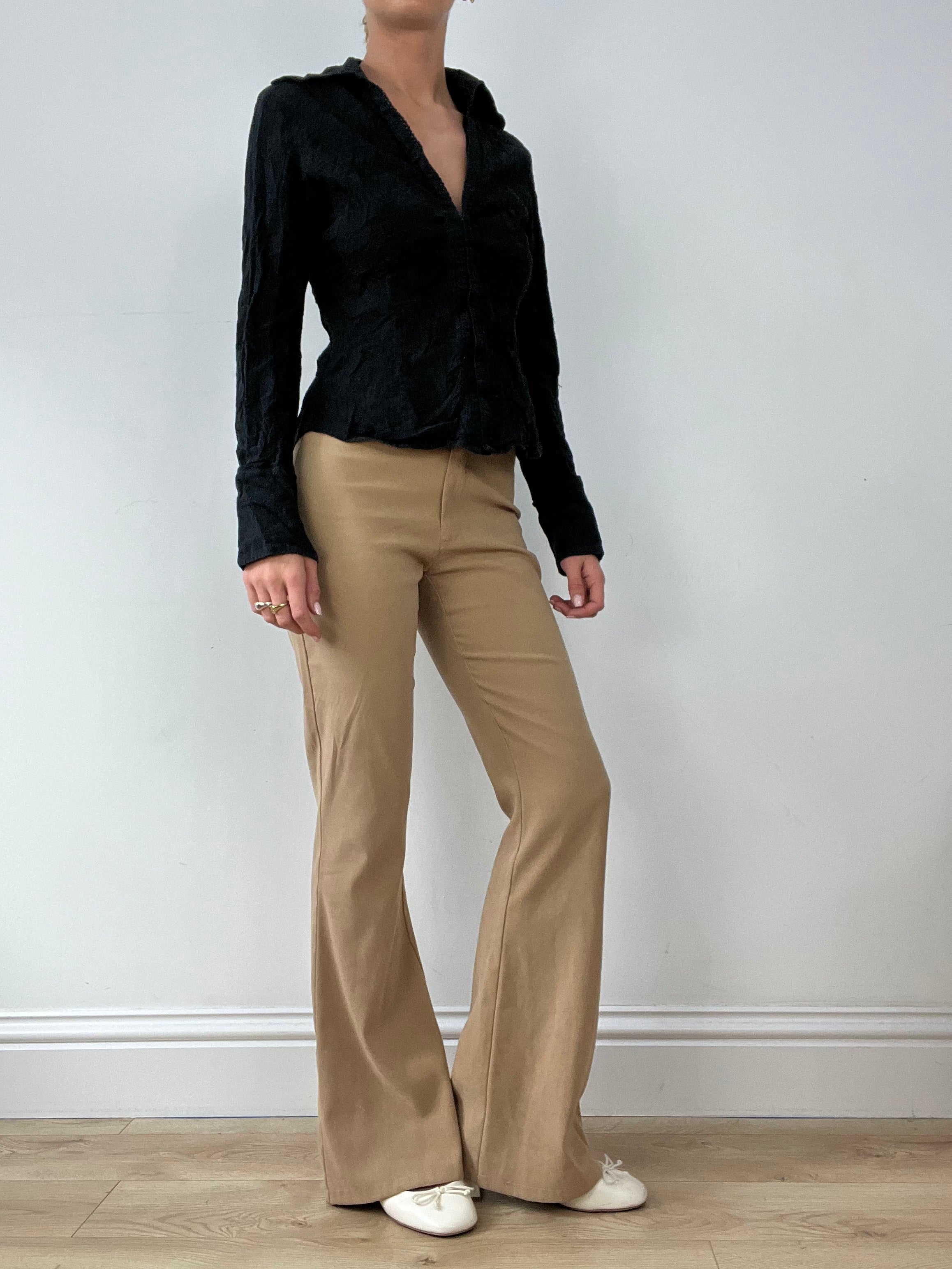 ⭐︎にんこ⭐︎　buffy vintage pants 💚BUFFY THE VAMPIRE SLAYER | medium beige pimkie trousers – remass