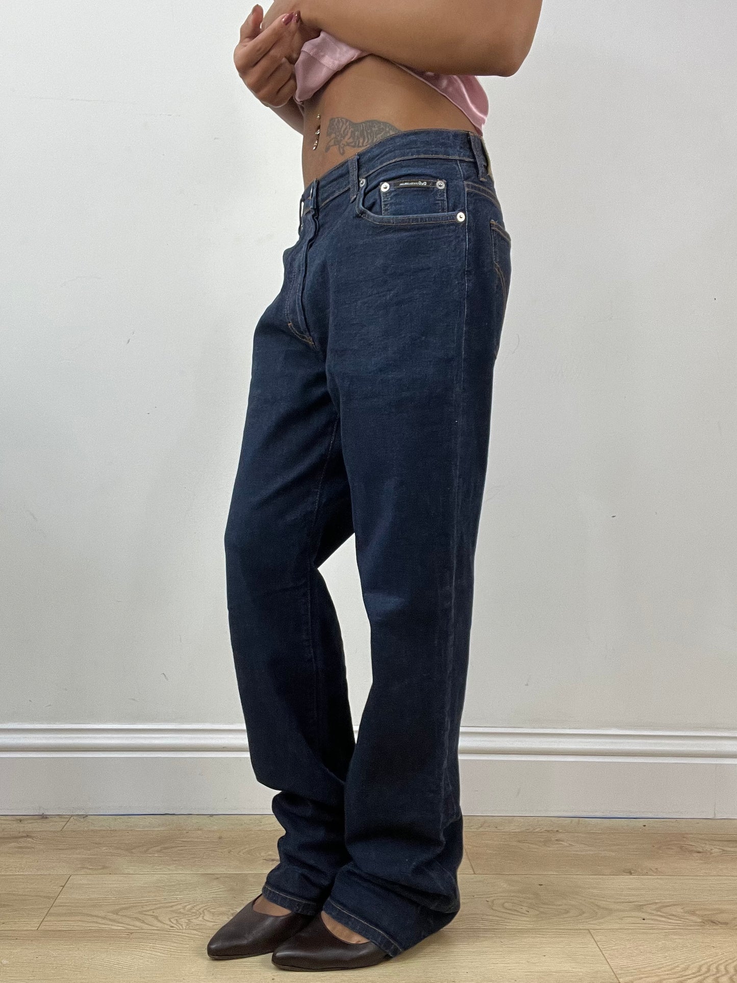 vintage edit thirty-four | medium blue dolce and gabbana denim jeans