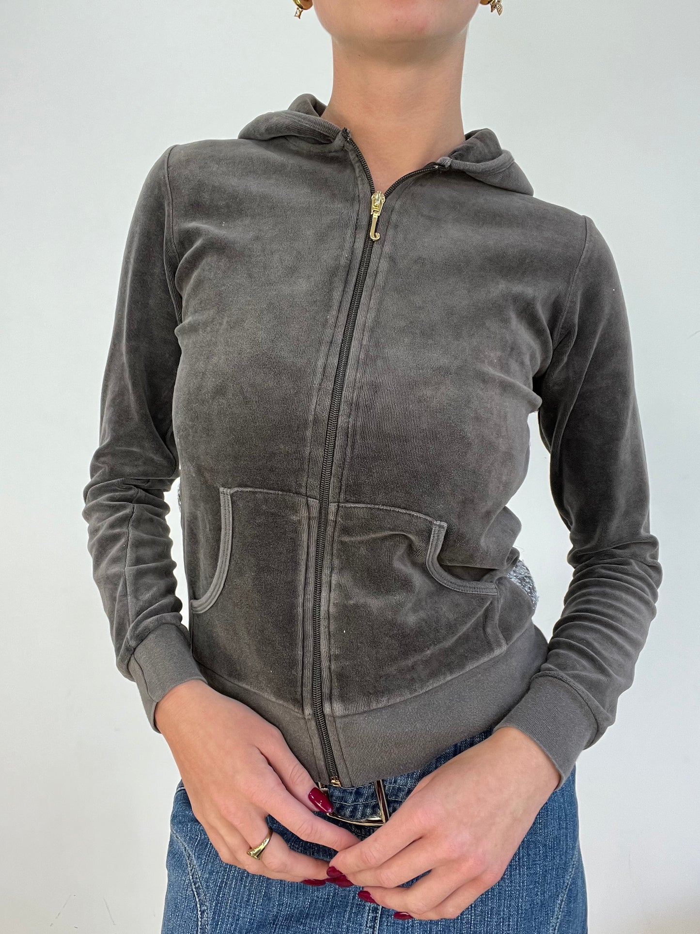 vintage edit fourteen | small grey juicy couture jumper
