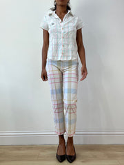BEST PICKS | small white o’neill shirt with plaid print