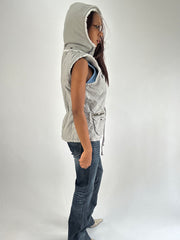 WINTER FAVOURITES | Gilet cinzento de peixe médio com faux fur lining