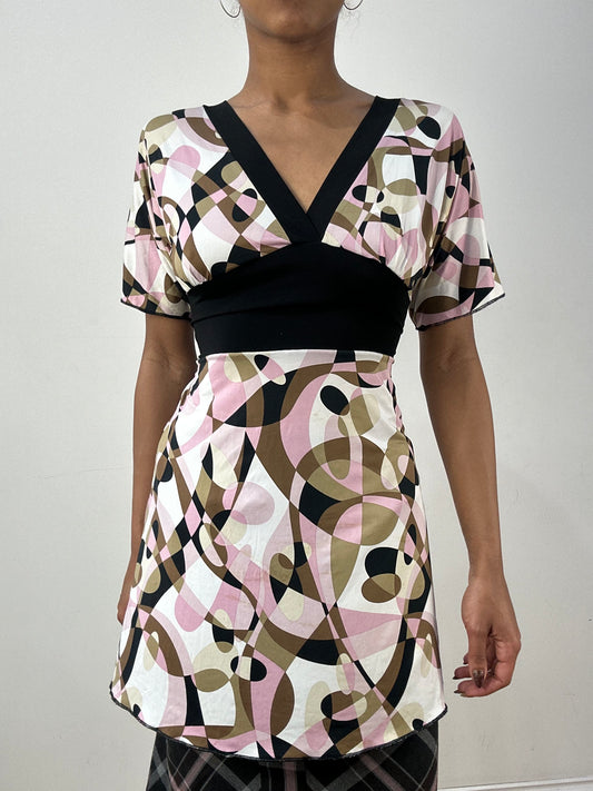 vintage edit thirty-six | Pequeno roxo vestido de cor curta camisa feminina